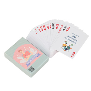 Cartes mémoire personnalisées à énergie positive Copywriting Cartes de poker en papier d'impression personnalisées - Product Image 1