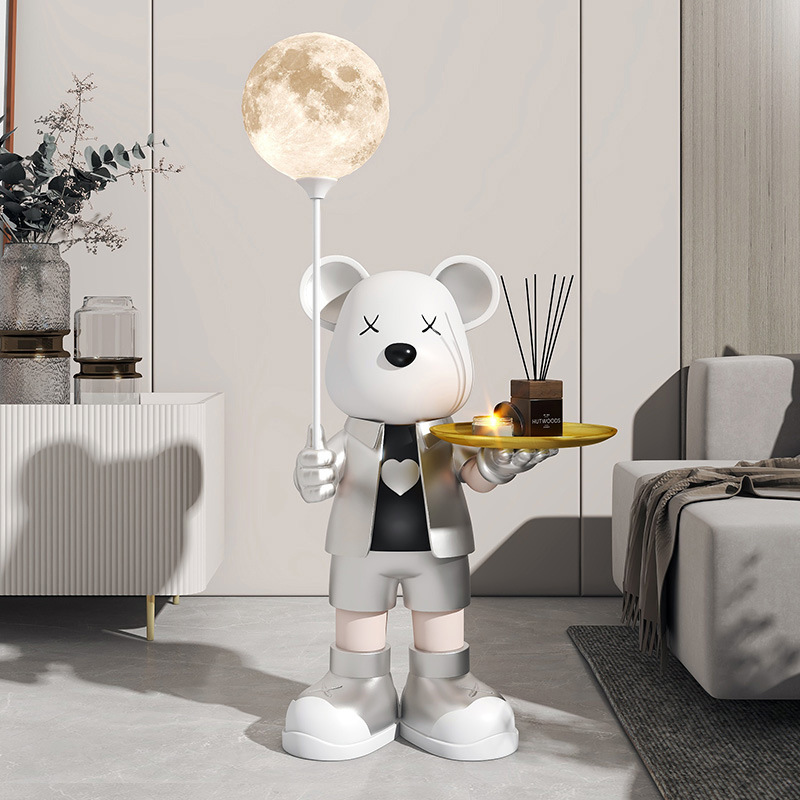 Orso Cuore Argento