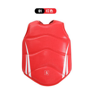 Protector de Pecho para Taekwondo Wtf, Armadura de Boxeo Moldeada de una Pieza, Duradera, Unisex, Ajustable con Cinta Mágica para Deportes de Combate - Product Image 3