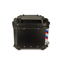 Coffre de rangement étanche et antichocs à grande capacité, boîtier métallique en aluminium pour casque de moto