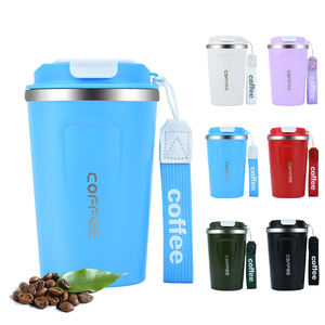 Watersy haute qualité 380ml 510ml Double paroi en acier inoxydable tasse à café gobelet promotionnel verres isolé sous vide métal - Product Image 1