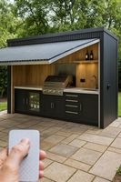 Barbecue en acier inoxydable élégant et simple pour cuisine extérieure - Grills BBQ