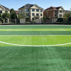Revêtement de sol sportif, gazon artificiel, haute durabilité, 40-50 mm, haute densité, souple, terrain de football intérieur/extérieur - Product Image 3