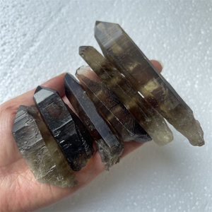 Sỉ buôn đá thô tự nhiên, thanh đá thô, tinh thể thô, tinh thể đen khói, đầu thạch anh - Product Image 5