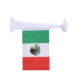 Tanduk Plastik Suporter Sepak Bola Bendera Nasional Kustom Pertandingan Sepak Bola <span class=keywords><strong>2026</strong></span> Kanada Meksiko - Product Image 4