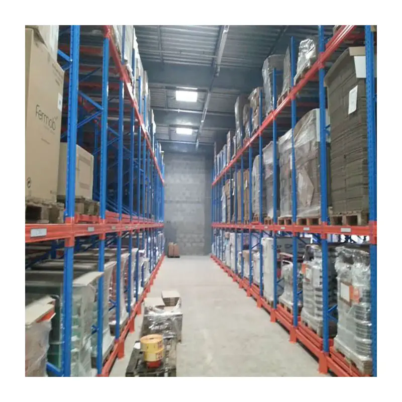 Mracking Wholesale Sale Can Be Customized Push Back Pallet Racking Each Layer Can Be Loaded 1000kg Warehouse Shelves