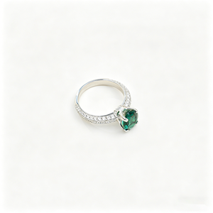 S925 <b>Silver</b> Created <b>Emerald</b> <b>Ring</b> 3.33g Oval Cut Lab-Grown Green Gemstone Halo Engagement Band Elegant Fine Jewelry Gift V - Product Image 3