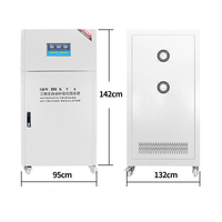 Stabilisateur de tension triphasé en cuivre certifié CE SBW-80kVA SVC 400V monté au sol AVR pour centre de données