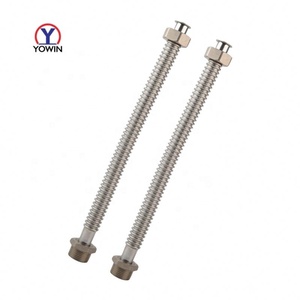 Yowin 60 см SS201 F3/4xM 3/4 гибкий автомобильный выхлопной шланг гофрированный гибкий всасывающий шланг для пруда - Product Image 1