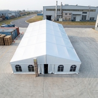 Tenda Industriale Senza Colonne Resistente al Vento per Magazzino Merci in Porto Sudamericano