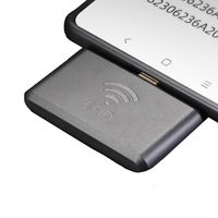 Lector de Tarjetas Inteligentes RFID con Interfaz USB Tipo C, Lectura desde Teléfono Móvil