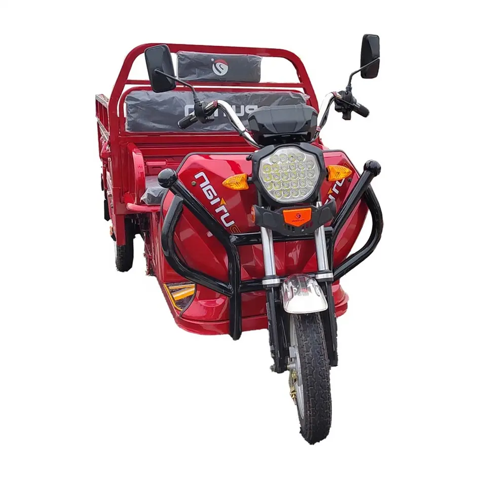 A New 3 Wheel Three Tandem Takeaway Tailg Super 1100 Sudan Cargo Tricycle For Electric Trike