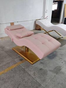 Factory hydraulic eyelash bed, curved design, rotating eyelash bed, white leather cover, personalized eyelash bed (made with syn - Product Image 6