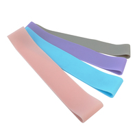 Bandes de résistance en silicone pour l'exercice, bandes d'entraînement pour femmes et hommes, pour les fesses, les jambes, le Pilates, 3 pièces, dureté 20 ° 30 ° 40 °
