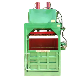 VANEST Hydraulic Vertical Compactor Vertical Used Baler Machine for Cardboard waste paper baling press machine