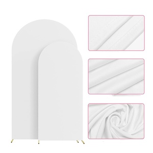 Multi-Color Hoge Elasticiteit Verjaardagsfeestje Achtergrond Cover, Half Ronde Bruiloft Decoratieve Boog Achtergrond Cover - Product Image 6