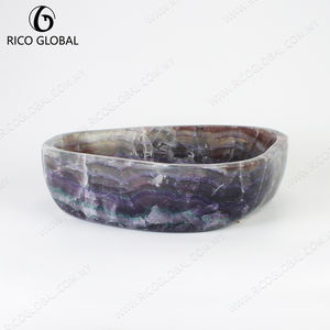 Lavabo de lavabo redondo contemporáneo con diseño aerodinámico para baño moderno - Product Image 2