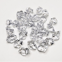 18*25mm transparente bunte PS Kristalls tein Eiswürfel Perlen unregelmäßige Kunststoff Edelstein Spielzeug Handwerk Dekoration