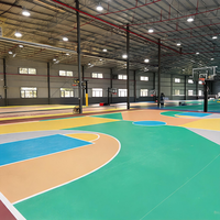 Revêtement de sol sportif en PVC Runsure, écologique, solution de pose rapide pour les terrains de pickleball, faible teneur en COV, Asie du Sud-Est, garantie 10 ans