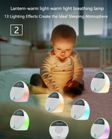 Machine de son de sommeil pour adultes avec alarme de bruit blanc Fonction sonore de pluie pour l'amélioration du sommeil-Produit électronique grand public