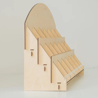 Étagère de présentation de vente au détail à plusieurs niveaux sur mesure, étagères de présentation pour foire artisanale, stand de présentation en bois pour marché fermier