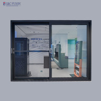Ventanas Corredizas de Aluminio con Doble Vidrio, Diseño Moderno, Estándar Australiano AS2047, Productos Nuevos, Personalizables para Hoteles, Fuson