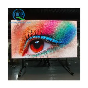UHD Live Show Produksi Pabrik Definisi Tinggi P1.2 LED TV Display 108 Inci 136 Inci 163 Inci Ruang Pertemuan Menggunakan Layar TV LED Besar
