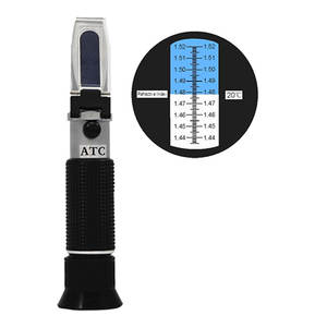 Refratômetro manual refratômetro para índice refrativo - Product Image 4