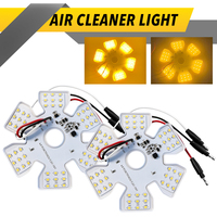Lampe d'ambiance intérieure ambre 4,8 pouces pour camions, remorques et VR Peterbilt Kenworth Freightliner