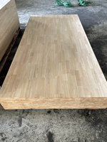 Planche en Bois de Caoutchouc Massif 100% Écologique Design Contemporain Qualité Construction Cuisine Chambre Extérieur