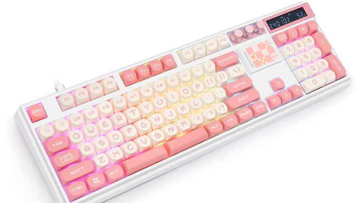 Skyloong GK104 Pro 2 Screen Wireless Mechanical Gaming Keyboard