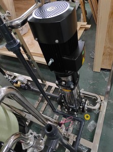 Bomba centrífuga multietapa de alta presión, bomba de refuerzo Vertical de acero inoxidable para sistema RO, suministro de agua - Product Image 3