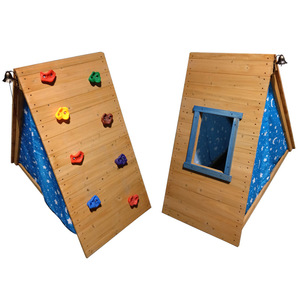 Giocare all'aperto in legno con giardino <span class=keywords><strong>tenda</strong></span> per bambini per avventure di arrampicata per bambini - Product Image 1