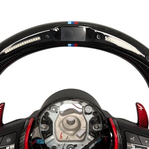 พวงมาลัยคาร์บอนไฟเบอร์น้ำหนักเบา ดีไซน์พิเศษจาก YZ สำหรับรถยนต์ F10 F11 F15 F16 F30 ซีรีส์ 3 ซีรีส์ 5 - Product Image 6