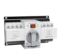 Interruptor Automático Miniatura YUYE 123 Tipo 63A ATS MCB Tipo Interruptor de Transferencia Automática Interruptor de Cambio Manual