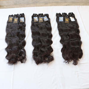 มัดผมสไตล์ลอนลึกแบบหลวมทำจากผมคนขายส่งเกรด12A แนวอินเดีย - Product Image 1