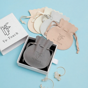 Tùy Chỉnh Sang Trọng Độc Đáo Tái Chế Sinh Thái Thân Thiện Với Đồ Trang Sức Bao Bì Nước Hoa Hộp Quà Tặng Bao Bì Hiển Thị Đồ Trang Sức Túi Pouch Với Logo - Product Image 3