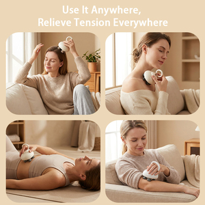 Outil de massage électrique portable rechargeable par USB, équipement intelligent multifonctionnel pour le soin du cuir chevelu - Product Image 5