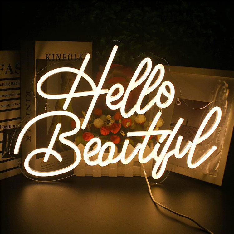 Neon Light Welcome Neon Signs Acrylic