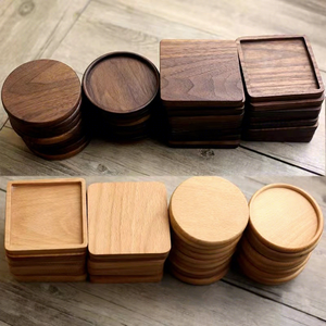 Custom Sublimation Eco-Friendly Heat Resistant Square Bamboo Coasters Customizable Design for Coffee/Tea Cups Contemporary Home