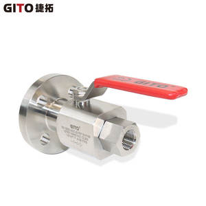 Válvula de bola de brida simple de acero inoxidable 316 de 1/2 pulgada con solenoide/manual, diseño de paso directo SBB para aislamiento de agua, gas y aceite - Product Image 5