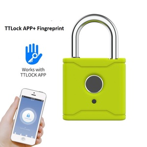 Kích thước lớn Keyless không thấm nước ttlock App thông minh điện tử Vân tay ổ khóa - Product Image 3