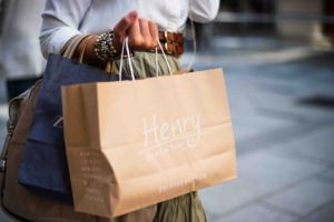 Factory Supplier Grocery White Recycled Paper Bags Wholesale - Product Image 6
