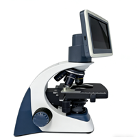 Lcd Screen Compound Lab Double-layer Platform Trinocular Digital Microscope Microscope for Electronics / Mechanic Microscope