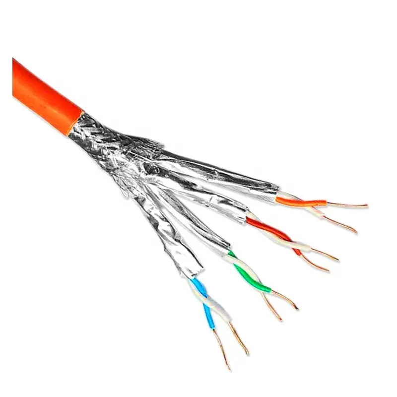 Cable de prueba de paso trenzado de red, Cable Ethernet Cat 7 S/ftp