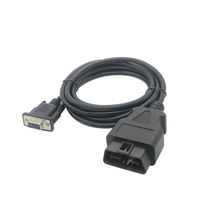 Cable de diagnóstico OBD2 a D-sub de 9 pines, cable de extensión para escáner OBD de 16 pines macho a D-sub de 9 pines macho