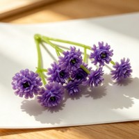 Accessoire capillaire minimaliste en plastique, fleur artificielle de gypsophile, faite à la main, pour couronne de cheveux DIY, écologique, pour usage extérieur