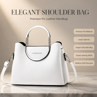 Sac à main élégant et polyvalent en cuir véritable et PU, sac à bandoulière/crossbody décontracté pour tous les jours avec fermeture à glissière