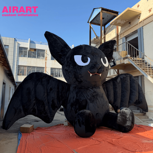 Murciélago Inflable Gigante para Decoración de Fondo, Murciélago de Peluche para Decoración de Halloween, Globo de Murciélago LED Personalizado para Accesorios de Escenario - Product Image 1
