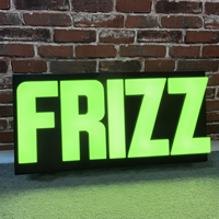 Signalétique de bureau extérieure personnalisée en acrylique LED avec télécommande pour bâtiments, magasins et bars – Panneau publicitaire de bureau résistant à l'eau